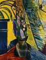 Flores sobre una mesa 1907 cubismo Pablo Picasso